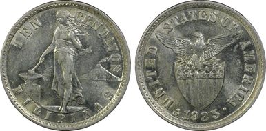 1935-M 10C KM-169  Ag MS62