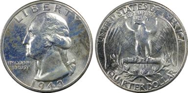 1943-S/S 25C RPM FS-504 MS66