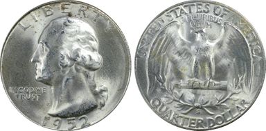 1952-S/S 25C RPM FS-502 MS64