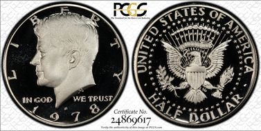 1978-S 50C PR70DCAM