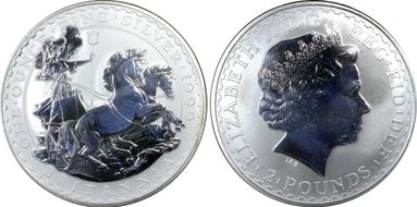 1999 £2 S-BF7 Britannia Ag MS69