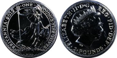 2012 £2 S-BF2 Britannia Ag MS66