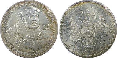 1908 5 Mk Jena University J-161 MS64