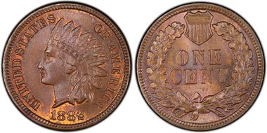 1882 1C MS65BN