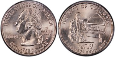 2009-D 25C District of Columbia MS67