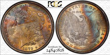 1879 $1 MS62