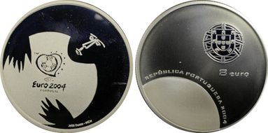 2004 € 8 Stylized Goal Keeper KM-756a PR68DCAM