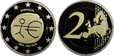 2009 € 2 10th Anniv. EMU PR68DCAM