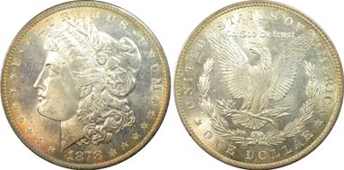 1878 7TF $1 Reverse of 1879 MS64