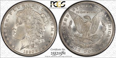 1890-CC $1 MS64+