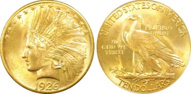 1926 $10 MS65