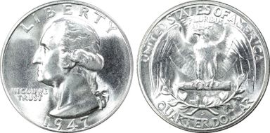 1947-S 25C MS67