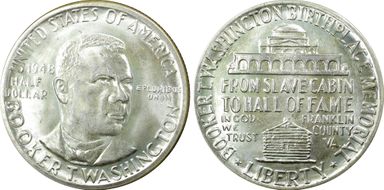 1948 50C Booker T. Washington MS66+