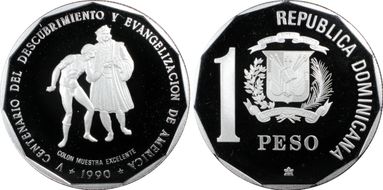 1990 Peso Columbus & Native Ag PR69DCAM