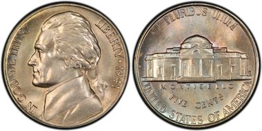 1941-S 5C Inverted MM, FS-503 MS66+