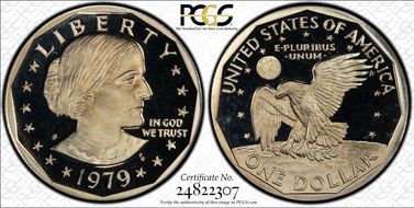 1979-S SBA$1 Type 1 PR70DCAM