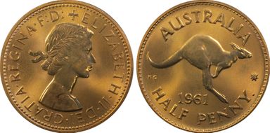 1961 Y. (p) 1/2D PR66RD