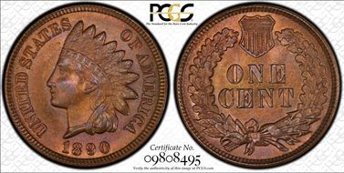 1890 1C TDO FS-101, S-1 MS64BN