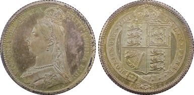 1887 6D S-3928 Shield Rev PR65CAM