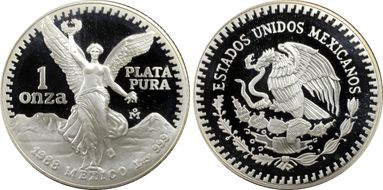 1988-Mo Onza Libertad Ag PR69DCAM