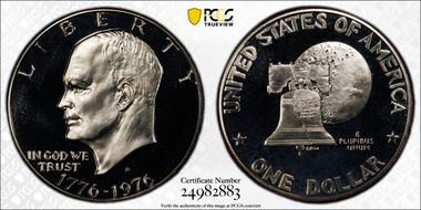 1976-S $1 Clad Type 1 PR69DCAM