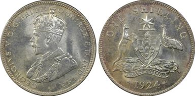 1924(m & sy) Shil MS65