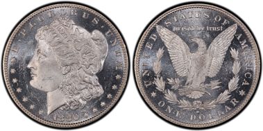 1880/79-O $1 VAM 4 Crossbar MS64DMPL