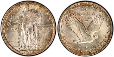 1919-D 25C MS67FH