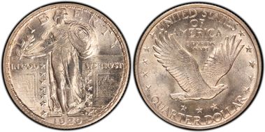 1920-S 25C MS66FH