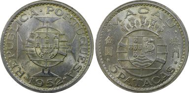 1952 5 Pat KM-5 Ag MS62