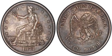 1873 T$1 Trade AU58