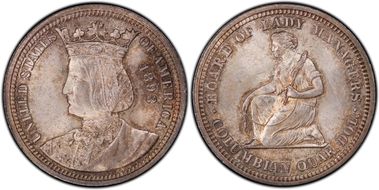 1893 25C Isabella MS64