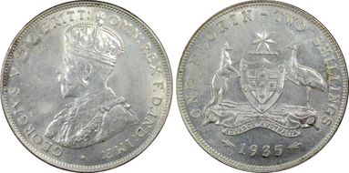1935(m) Florin MS63