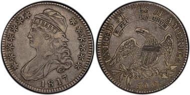 1817 50C Overton 108a XF40