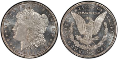 1892-CC $1 MS62DMPL