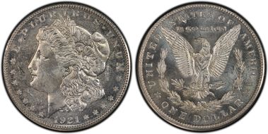 1921-S $1 MS62PL