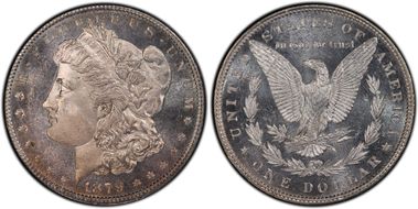 1879 $1 MS64DMPL