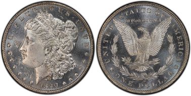 1890-O $1 MS64DMPL