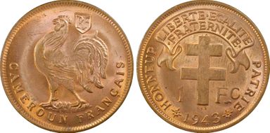 1943-SA 1 Fr Lec-14 w/o LIBRE MS64RD