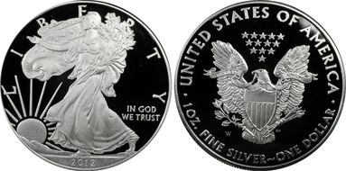 2012-W $1 Silver Eagle First Strike PR70DCAM