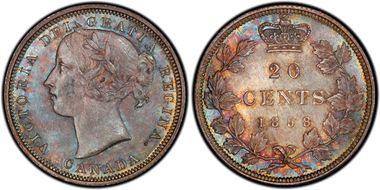 1858 20C Coinage ↑↓ MS65