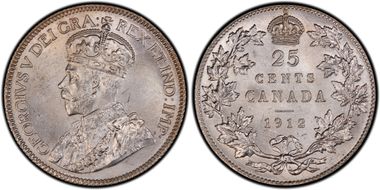 1912 25C MS65+
