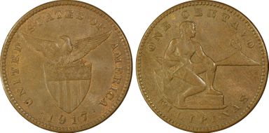 1917/8-S 1C Allen-2.15c AU58BN