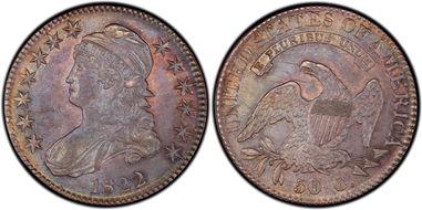 1822 50C O-106a AU55