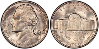 1945-P 5C TDR FS-803 MS64