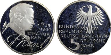 1974-D 5 Mk Kant KM-139 PR66DCAM