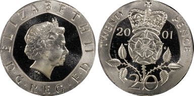 2001 20p S-G3 PR68DCAM