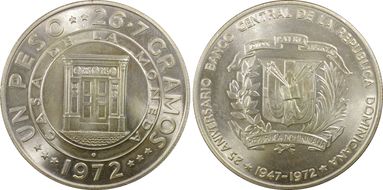 1972 Peso Central Bank MS66