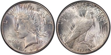 1928-S $1 MS63