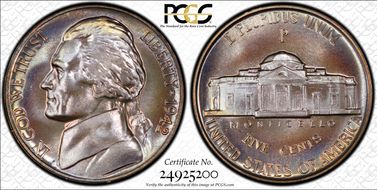 1942-P 5C Silver PR67+